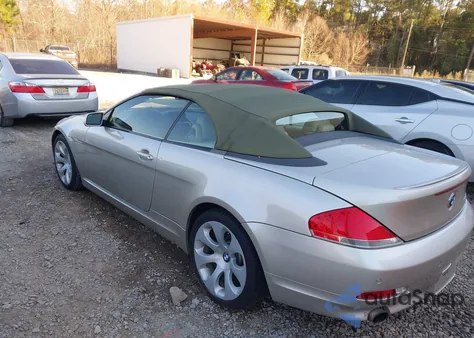 2007 BMW 650I z USA, uszkodzony, nr VIN WBAEK13547CN81134